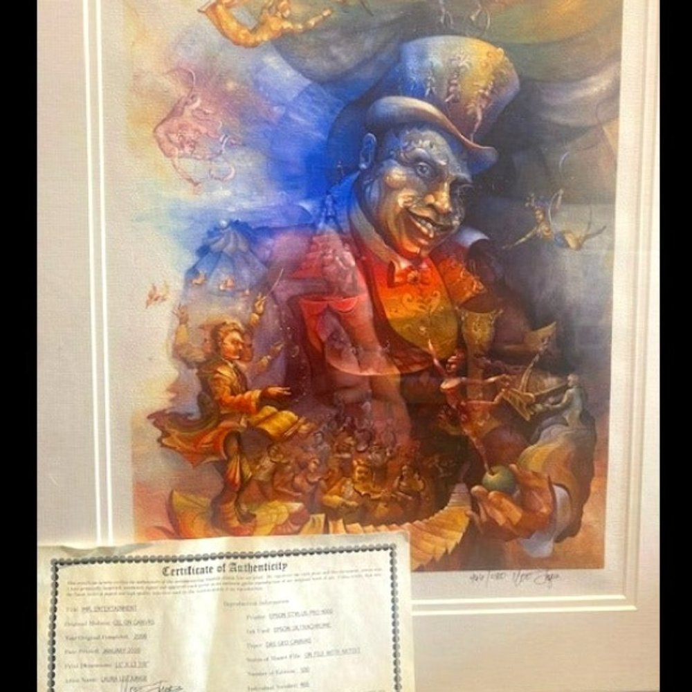 Mr. Entertainment, Laura Lee Junge 466/500 *signed*